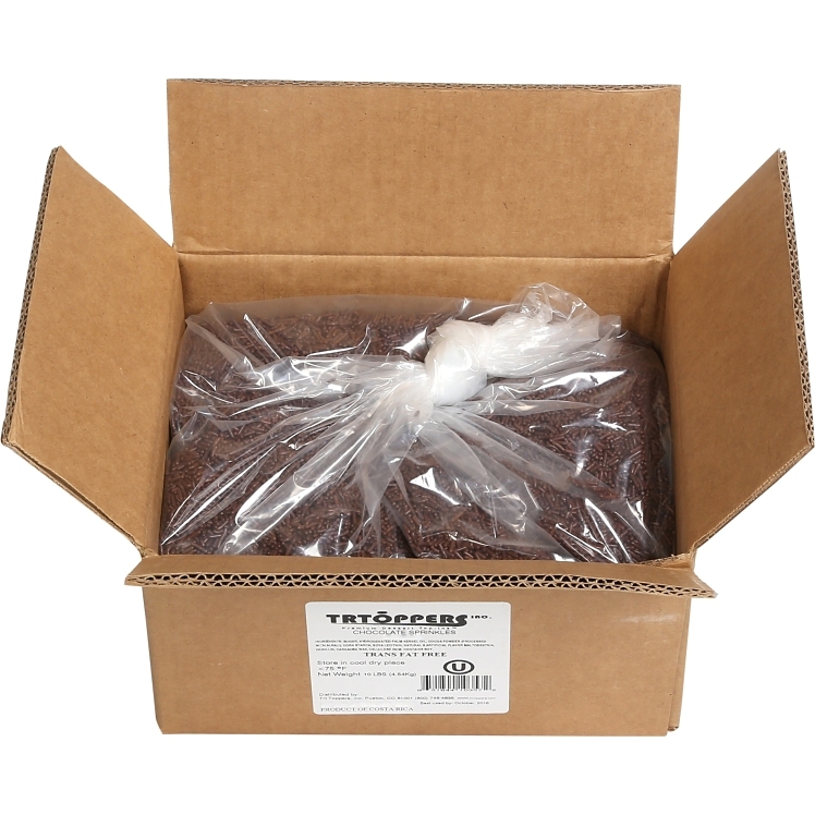 TR TOPPERS SPRINKLES CHOCOLATE 10 LB