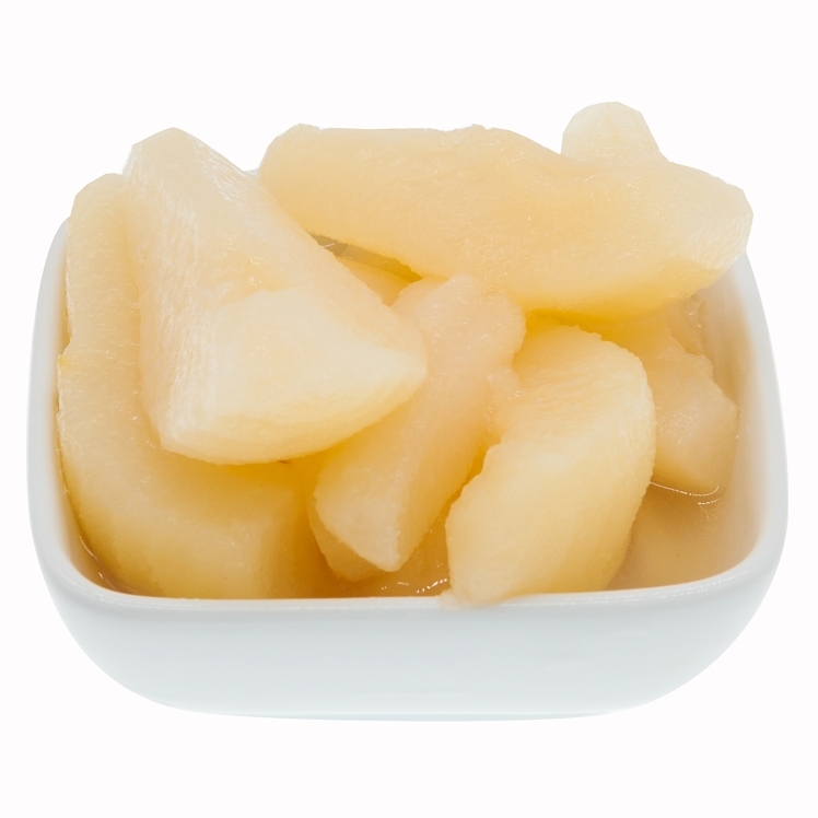 MONARCH PEAR, SLICED NET WEIGHT IN EXTRA LIGHT SYRUP 80-91