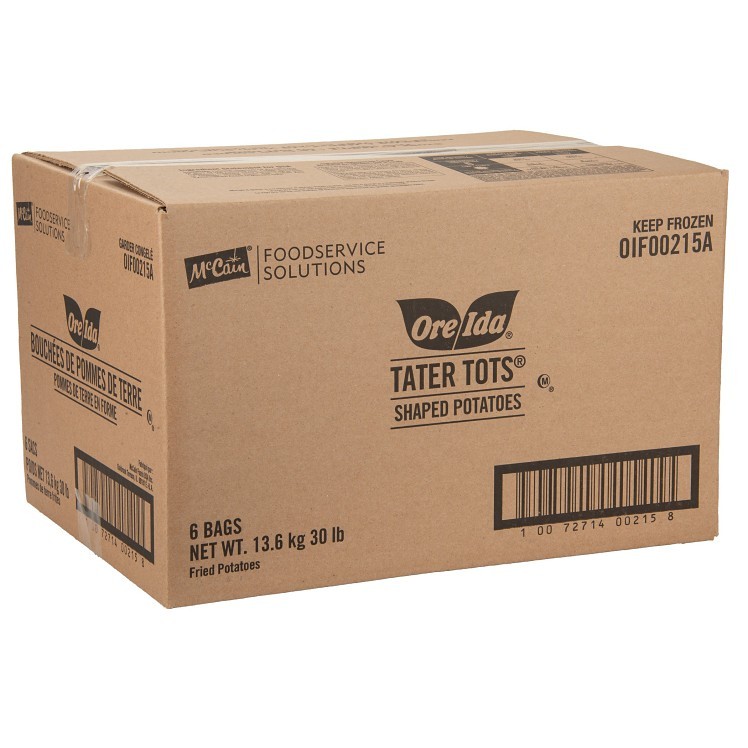 ORE-IDA TATER TOTS (VERITOTS) POTATO BITES BULK