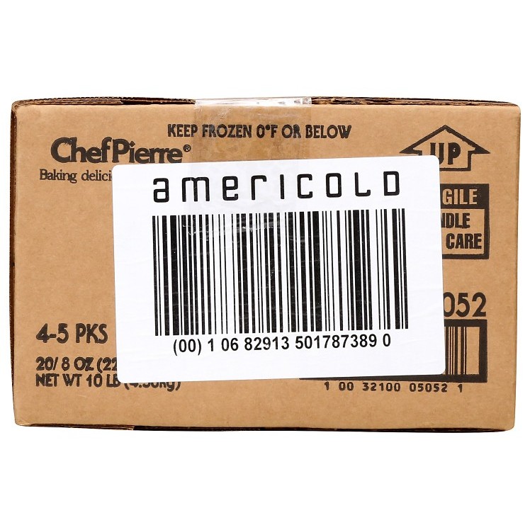 CHEF PIERRE DEEP DISH PIE SHELL 9 INCHES RAW FROZEN