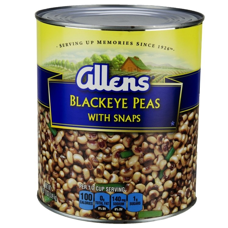 ALLEN'S BLACKEYE PEAS WITH SNAP CAN