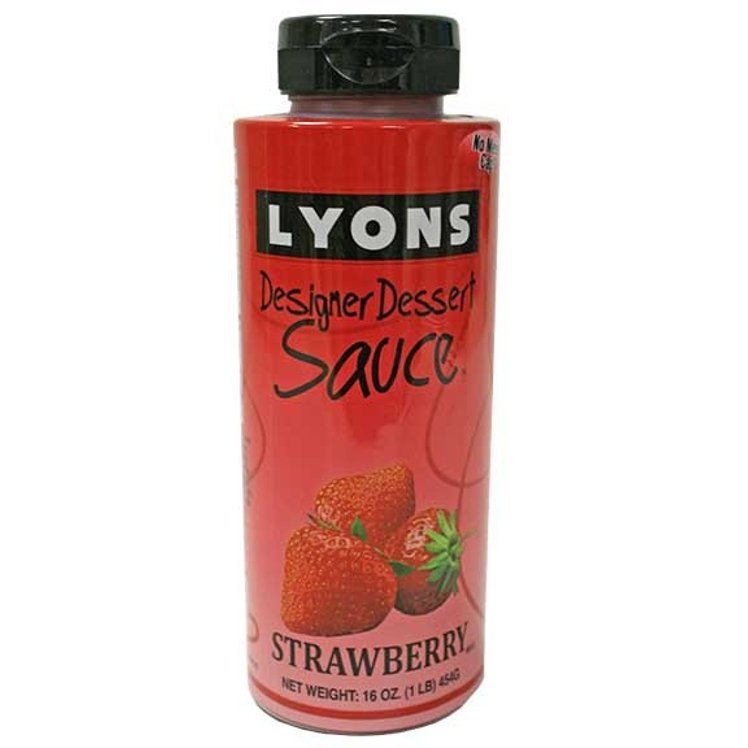 LYONS MAGNUS DESIGNER DESSERT SAUCE STRAWBERRY