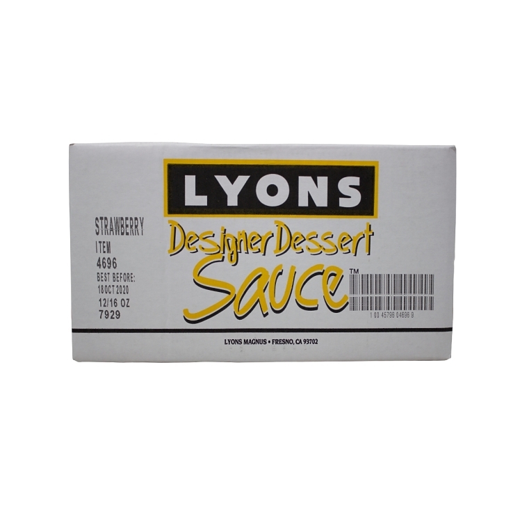 LYONS MAGNUS DESIGNER DESSERT SAUCE STRAWBERRY