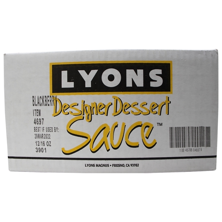 LYONS MAGNUS BLACKBERRY DESIGNER DESSERT SAUCE