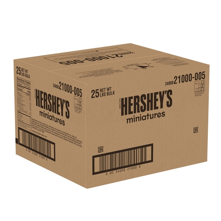 HERSHEY MINIATURE ASSORTED CHOCOLATE CANDY BARS