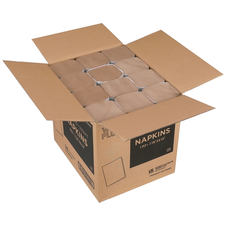 VALU PLUS NAPKIN, DISPENSER NAPKIN BROWN