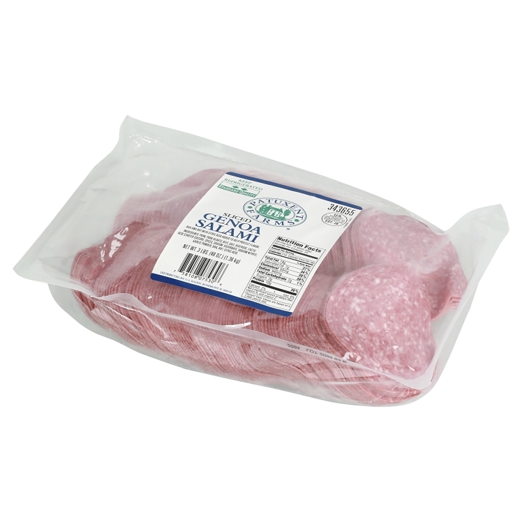 PATUXENT FARMS SLICED BEEF & PORK GENOA SALAMI