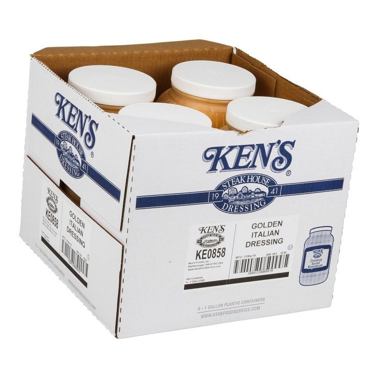 KENS DRESSING ITALIAN GOLDEN PLASTIC JAR - US Foods CHEF'STORE
