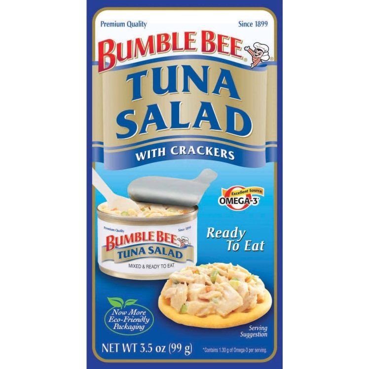 BUMBLE BEE SALAD KIT TUNA LIGHT WITH CRACKER