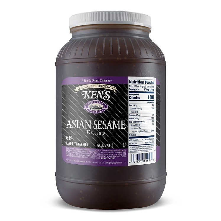 KEN'S CLASSIC ASIAN SESAME DRESSING SINGLE SERVING CUPS