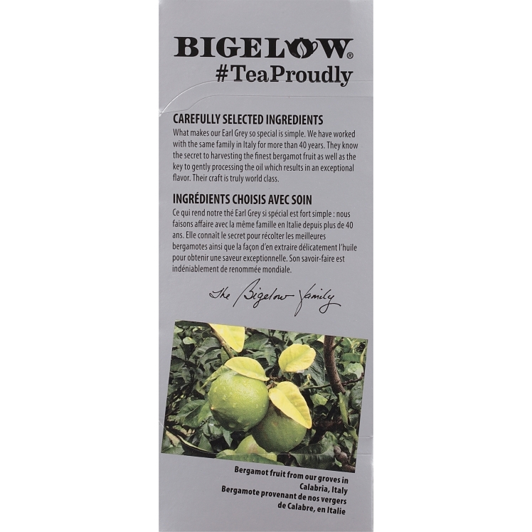 BIGELOW HERBAL TEA BAGS EARL GREY