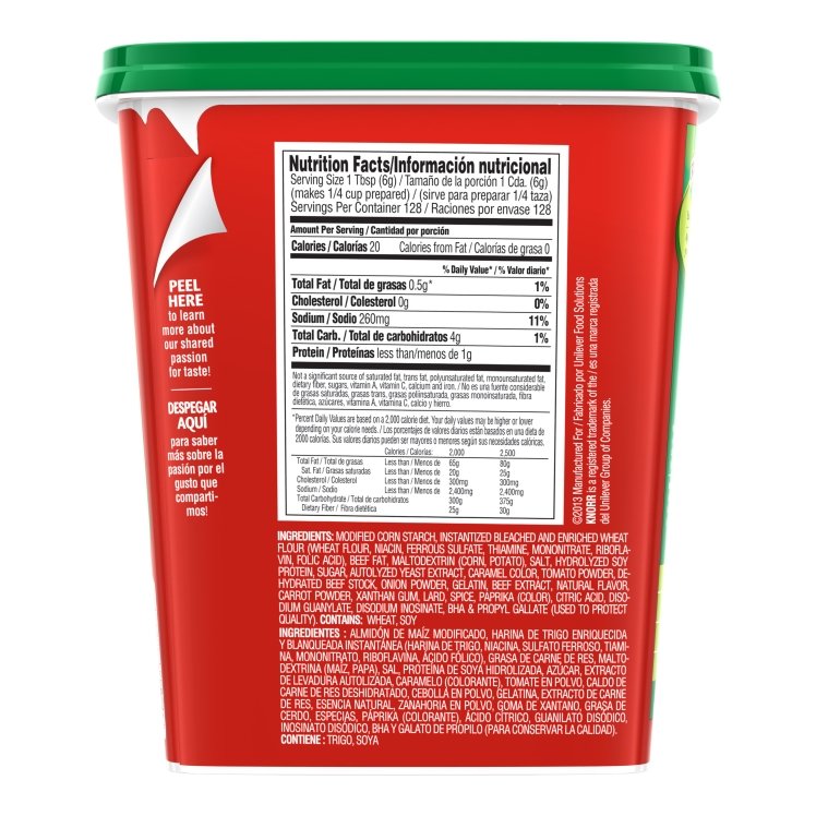 KNORR SHELF STABLE DEMI-GLACE SAUCE MIX