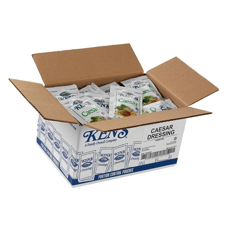 KEN'S CAESAR DRESSING, SINGLE SERVE POUCH SHELF