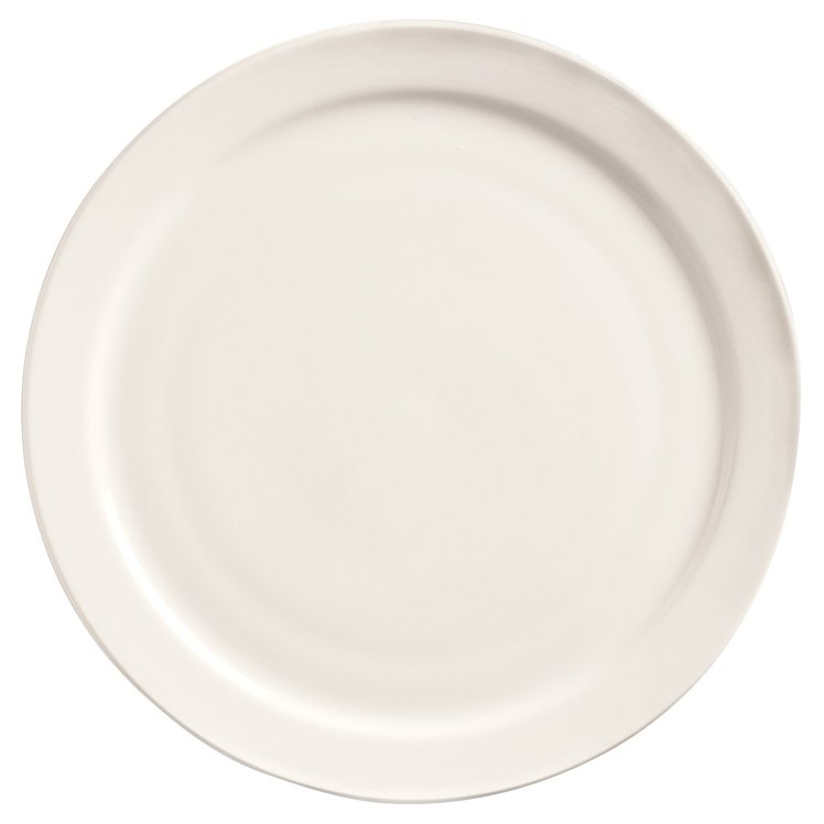 WORLD TABLEWARE WHITE NARROW RIM PLATE 7.25 INCH