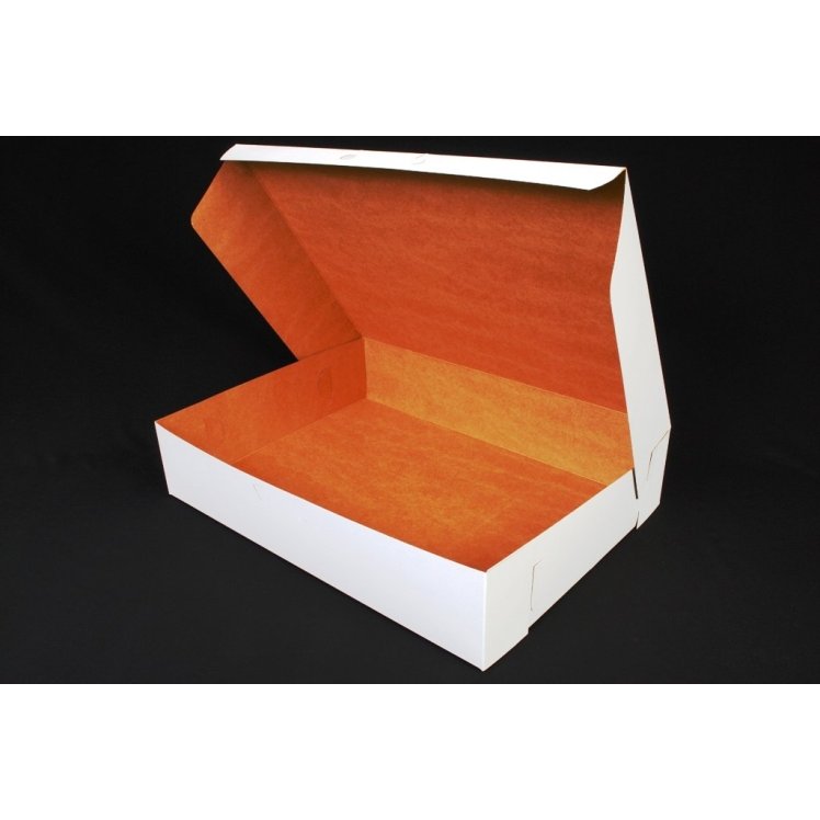 SOUTHERN CHAMPION TRAY BOX, CAKE HALF SHEET 19X14X4 CLAY