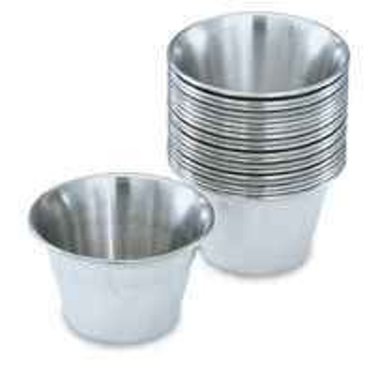 CUP, SAUCE 3 OZ S/S MIRROR FINISH ROUND