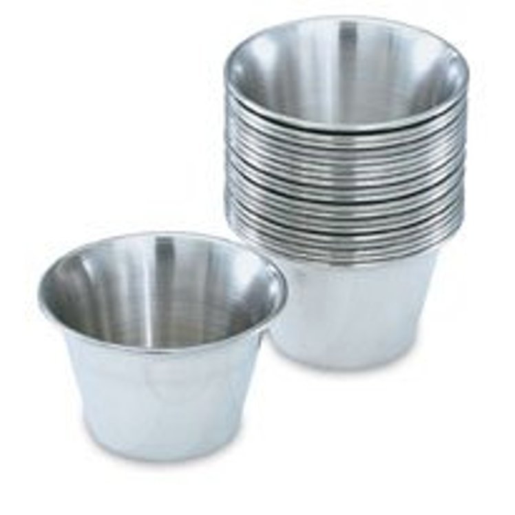 CUP, SAUCE 3 OZ S/S MIRROR FINISH ROUND