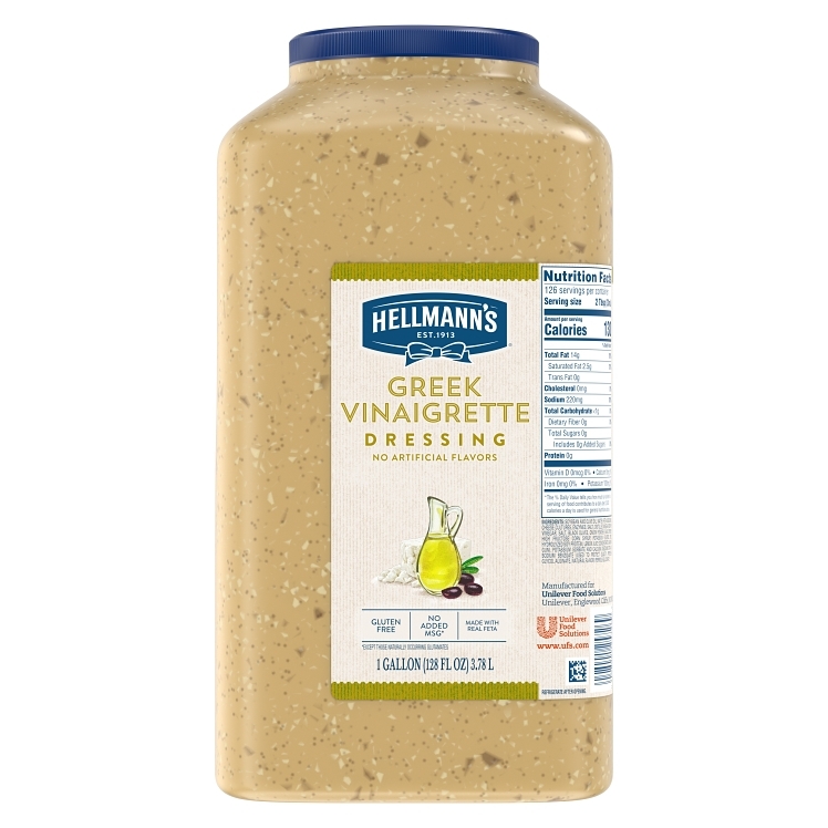 HELLMANN'S BLUE RIBBON COLLECTION GREEK VINAIGRETTE DRESSING