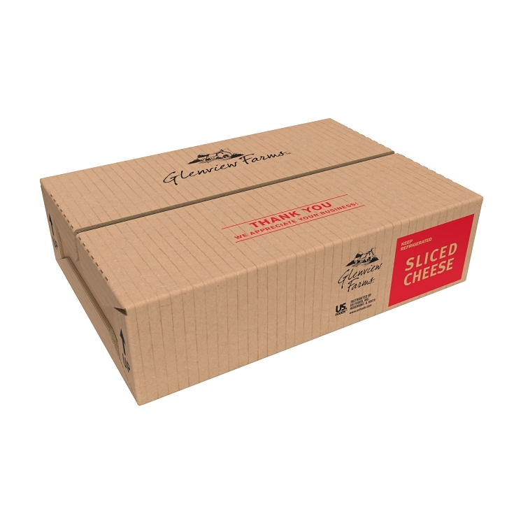 GLENVIEW FARMS CHEESE AMERICAN WHITE SLICED 120 CT