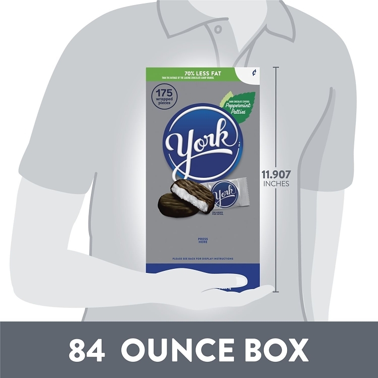 YORK DARK CHOCOLATE PEPPERMINT PATTIES CANDY