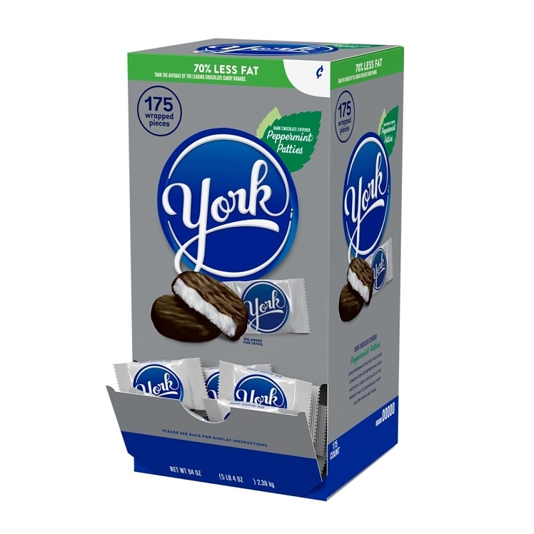 YORK DARK CHOCOLATE PEPPERMINT PATTIES CANDY
