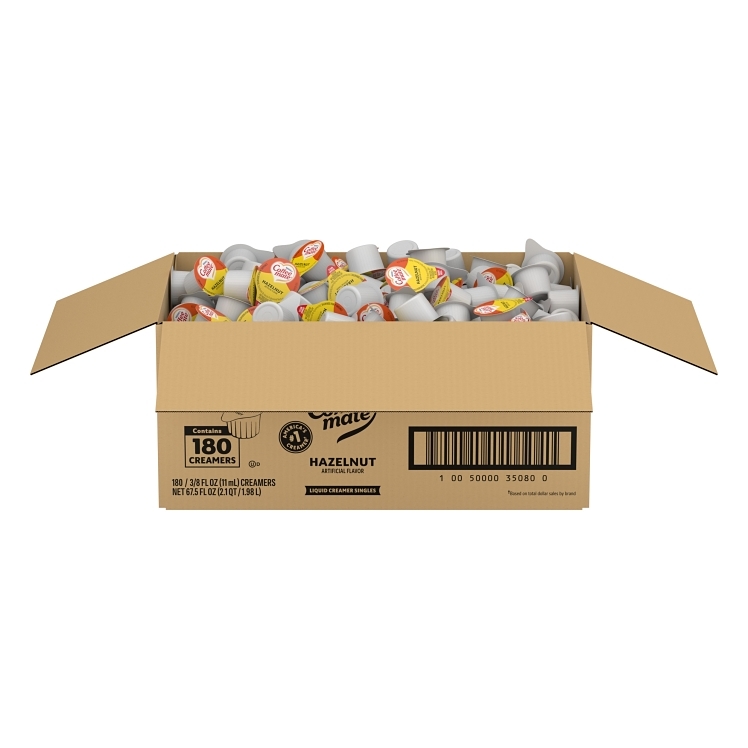 COFFEE-MATE HAZELNUT NON DAIRY CREAMER SHELF STABLE SINGLE SERVING