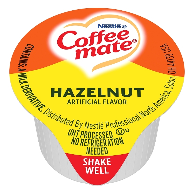 COFFEE-MATE HAZELNUT NON DAIRY CREAMER SHELF STABLE SINGLE SERVING