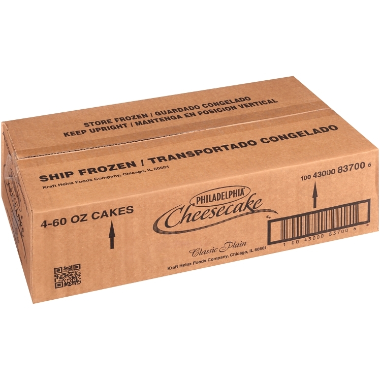 PHILADELPHIA PLAIN VANILLA CHEESECAKE 9 INCH 16 SLICES
