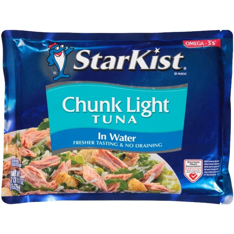 STAR-KIST CHUNK LIGHT TUNA IN WATER FOIL POUCH