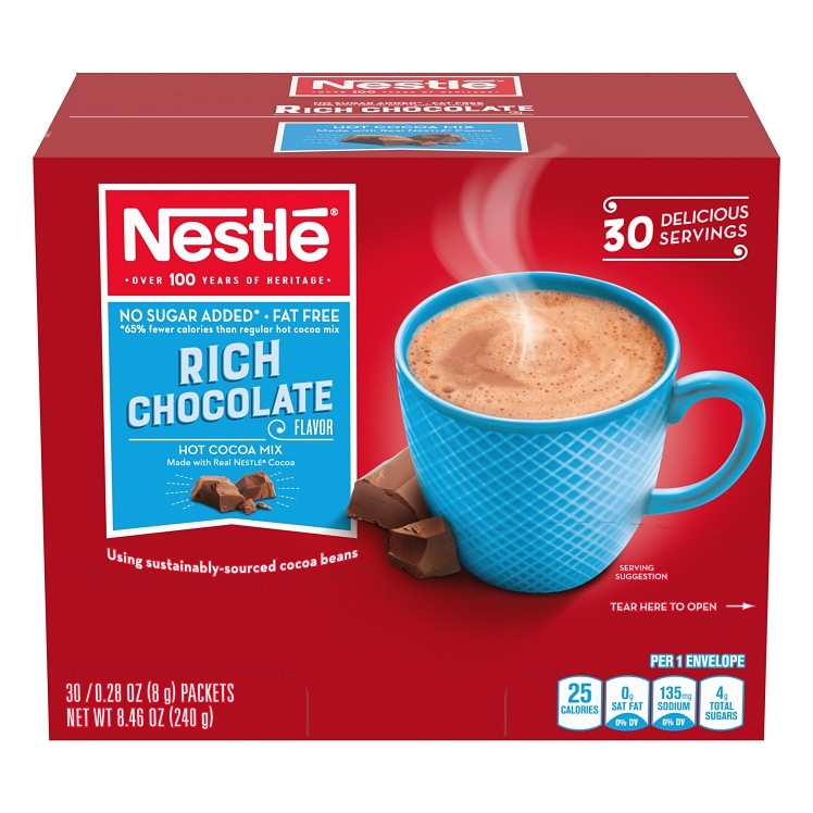 NESTLE SUGAR FREE HOT CHOCOLATE MIX