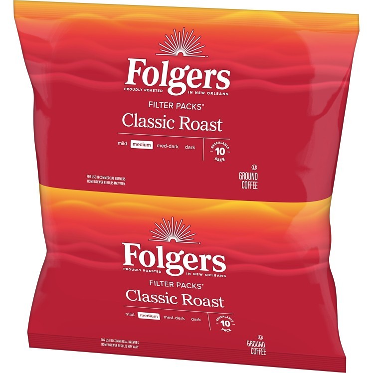 FOLGERS COFFEE GROUND REGULAR FILTER PACK
