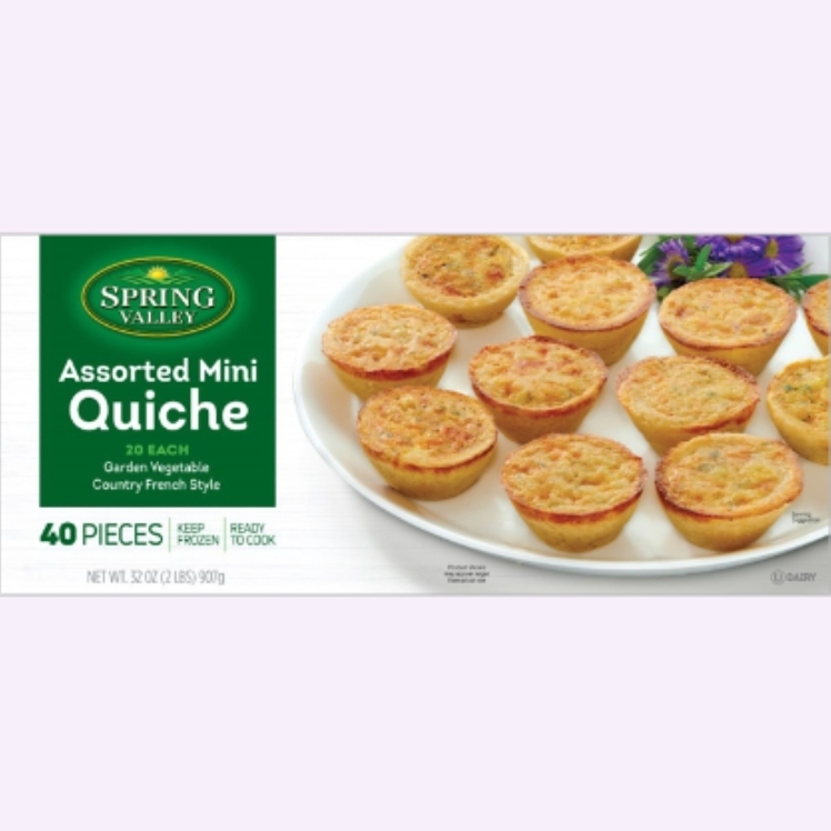 SPRING VALLEY MILMAR ASSORTED MINI QUICHE