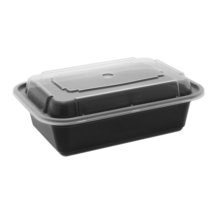 NEWSPRING 24 OZ 1 COMPARTMENT PLASTIC CONTAINER W/ LID