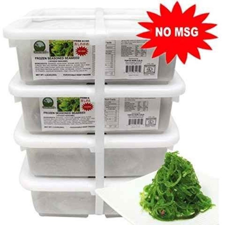 GREEN LAND SEAWEED SALAD SEASONED  ADDED FROZEN