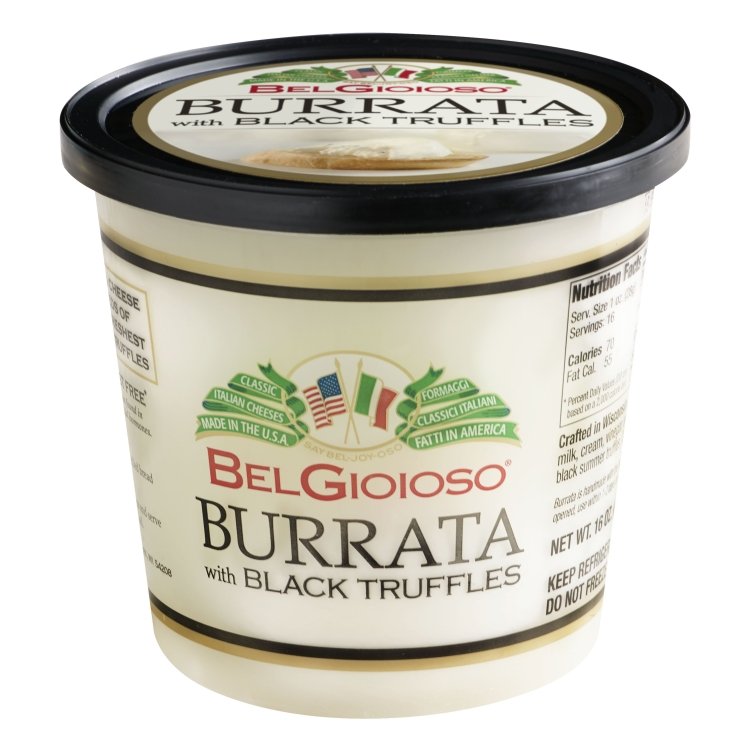 BELGIOIOSO BURRATA BALLSWITH BLACK TRUFFLE