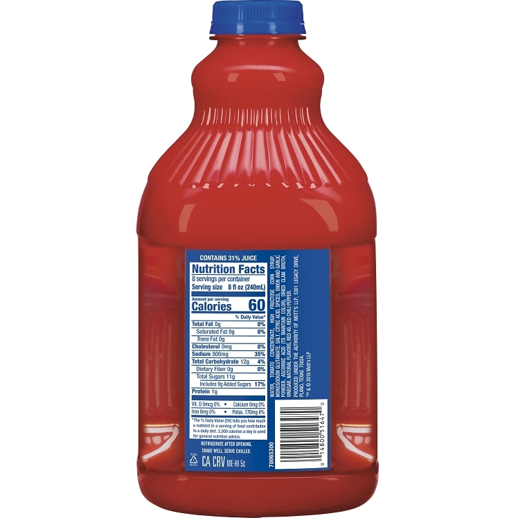 MOTTS CLAMATO JUICE