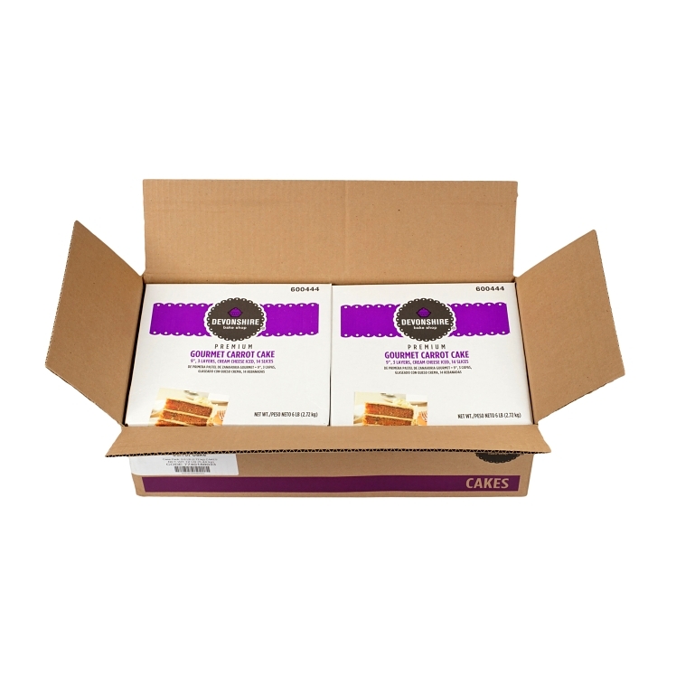 DEVONSHIRE ICED LAYERED CARROT CAKE 9X14