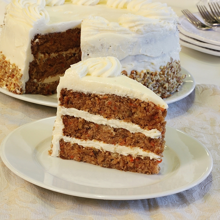 DEVONSHIRE ICED LAYERED CARROT CAKE 9X14