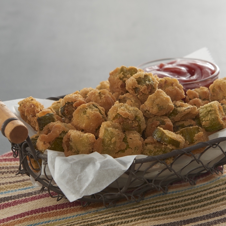 MONARCH OKRA BREADED LIGHT CUT ROUND RAW