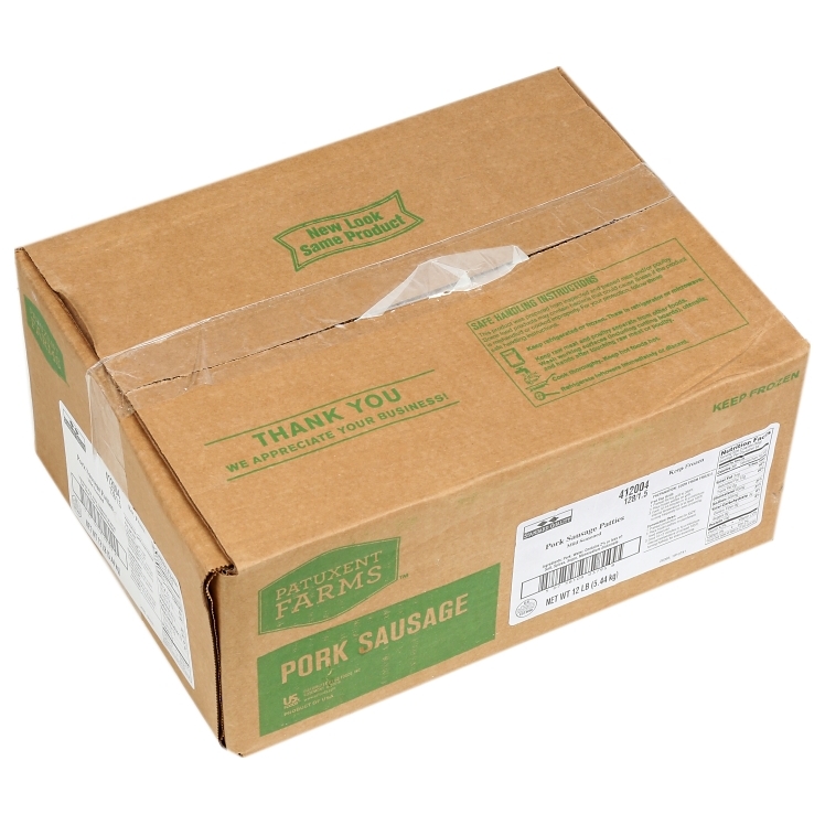 PATUXENT FARMS RAW BREAKFAST SAUSAGE PATTIES 1.5 OZ