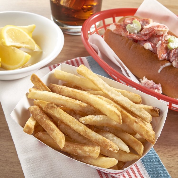 HARVEST VALUE FROZEN FANCY LINE FLOW STRAIGHT CUT FRENCH FRIES 5/16 INCH