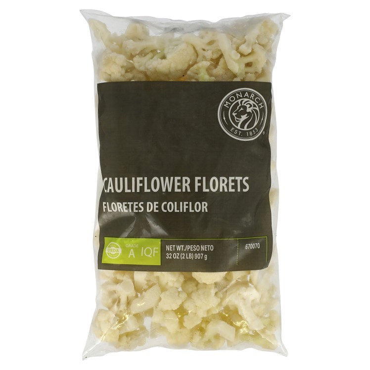 MONARCH FROZEN CAULIFLOWER FLORETS