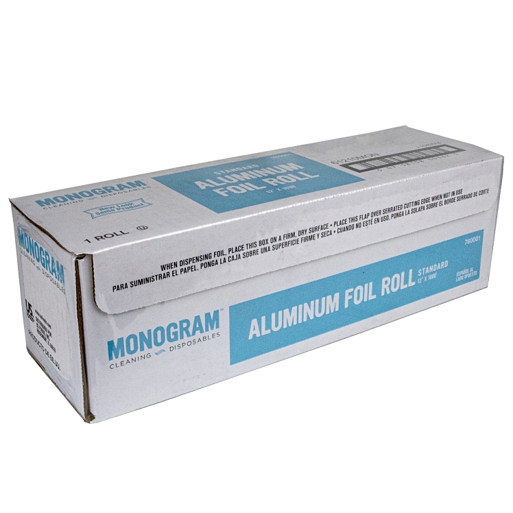 MONOGRAM STANDARD ALUMINUM FOIL 12 INCH X 1000 FEET