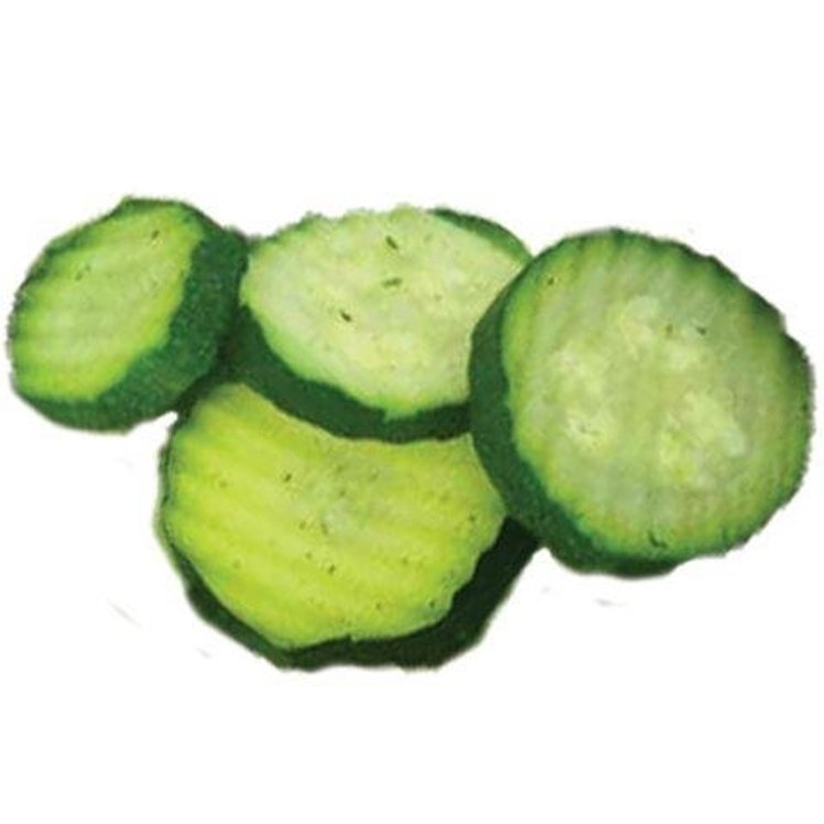 MONARCH SLICED ZUCCHINI CRINKLE CUT IQF FROZEN
