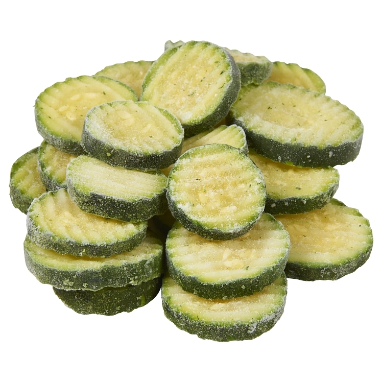 MONARCH SLICED ZUCCHINI CRINKLE CUT IQF FROZEN