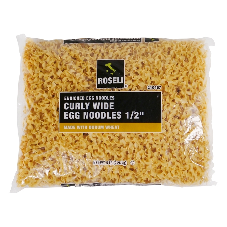 ROSELI CURLY WIDE EGG NOODLES