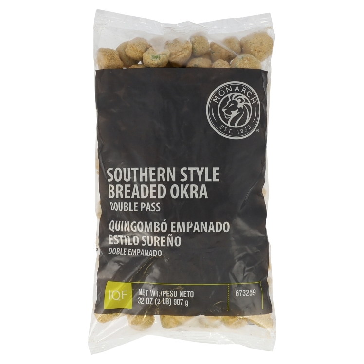 MONARCH OKRA BREADED HEAVY CUT ROUND SOUTHERN