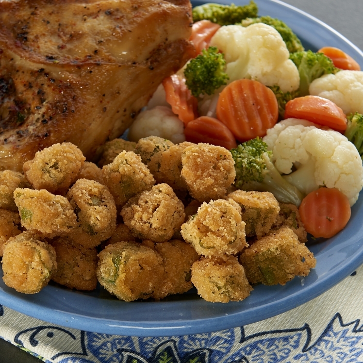 MONARCH OKRA BREADED HEAVY CUT ROUND SOUTHERN