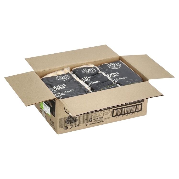 MONARCH OKRA BREADED HEAVY CUT ROUND SOUTHERN