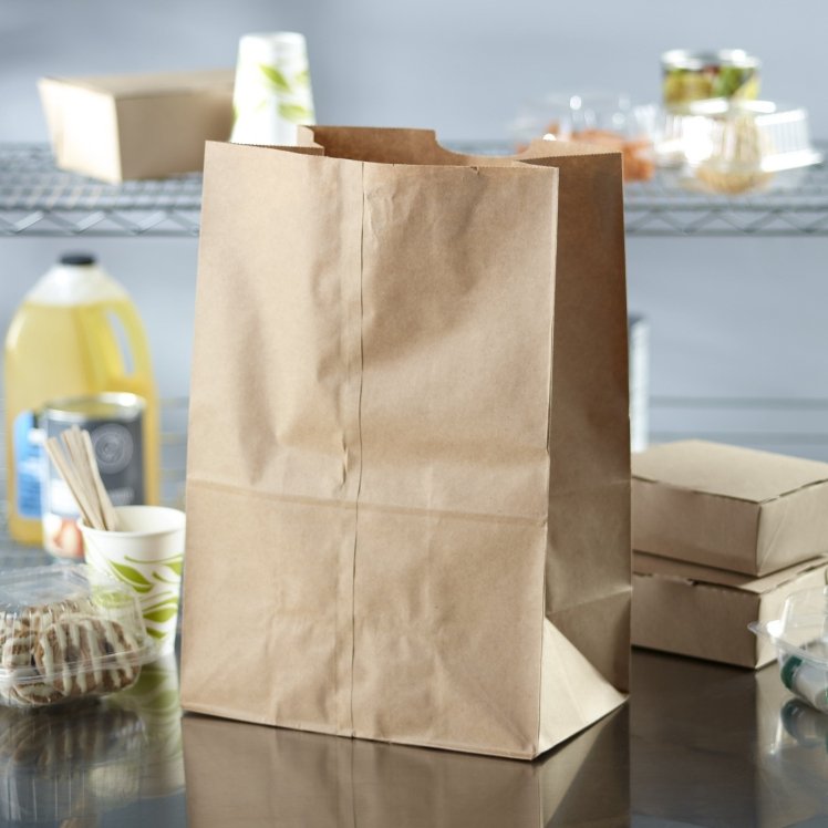 MONOGRAM 57 POUND PAPER KRAFT BROWN GROCERY BAG